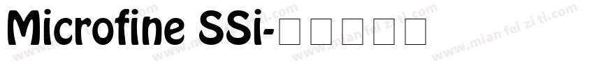 Microfine SSi字体转换